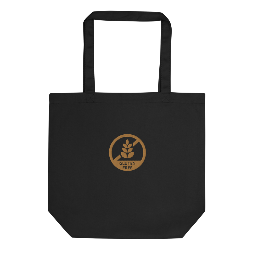 Gluten free embroidered tote