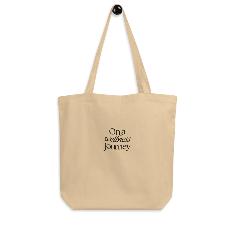 On a wellness journey tote bordado